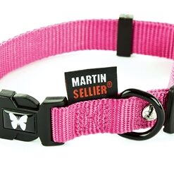 Halsband Verstelbaar Nylon Roze 40-55X2 Cm