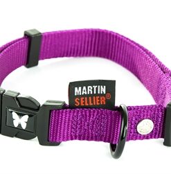 Halsband Verstelbaar Nylon Paars 45-65X2,5 Cm