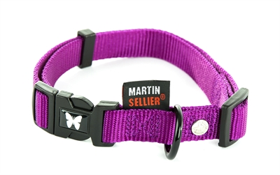 Halsband Verstelbaar Nylon Paars 45-65X2,5 Cm