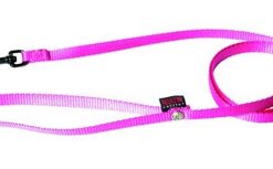 Hondenriem Nylon Roze 120X1 Cm