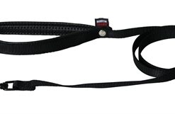 Hondenriem Nylon Zwart 120X1,6 Cm