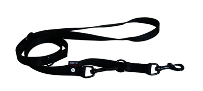 Hondenriem Multipurpose Nylon Zwart 20 Mmx200 Cm