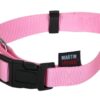 Halsband Basic Nylon Roze 30-45X1,6 Cm