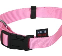 Halsband Basic Nylon Roze 30-45X1,6 Cm