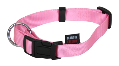 Halsband Basic Nylon Roze 30-45X1,6 Cm