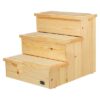 Trap Petstair Vurenhout 45X40X38 Cm