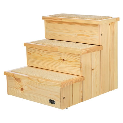 Trap Petstair Vurenhout 45X40X38 Cm