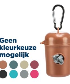 Poepzakdispenser Met 2X20 Zakjes Assorti 4 St