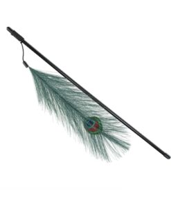 Kattenhengel Met Pauwenveer 47 Cm