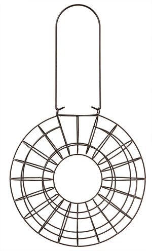 Vetbolhouder Rond Metaal Zwart 24X24X8 Cm 2 St