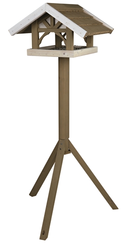 Nature Vogelhuis Opstandaard Grijs / Wit 125X45X28 Cm