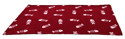 Beany Fleece Hondendeken Bordeaux 100X70 Cm
