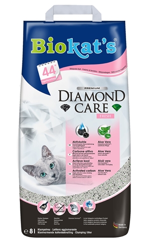 Kattenbakvulling Diamond Care Fresh 8 Ltr