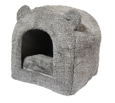 Kattenmand Iglo Teddy Grijs 38X38X40 Cm