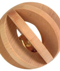 Bal Hout Met Bel 6 Cm