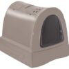 Kattenbak Zuma Met Schuiflade Taupe 40X56X42,5 Cm