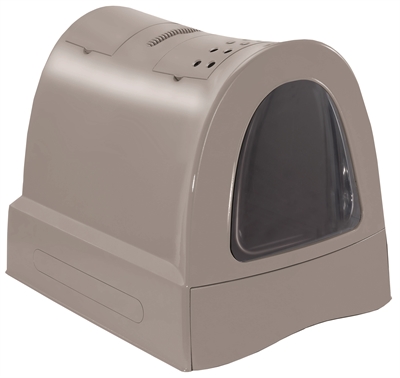 Kattenbak Zuma Met Schuiflade Taupe 40X56X42,5 Cm