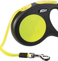 Rollijn New Classic Neon Tape Zwart / Geel M 5 Mtr