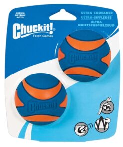 Ultra Squeaker Bal Medium 6 Cm 2 St