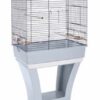 Vogelkooi Calla Met Standaard Blauw / Grijs 62X43X78 Cm
