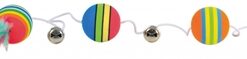 Regenboog Balletjes Aan Elastisch Koord 3 St