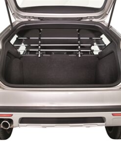 Hondenrek Auto Zilver / Zwart 96-163X34-48 Cm