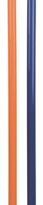 Dog Activity Agility Slalom Stokken Blauw / Oranje 115X3 Cm 12 St
