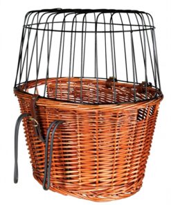 Fietsmand Met Draadkoepel Voorop Naturel 44X48X33 Cm