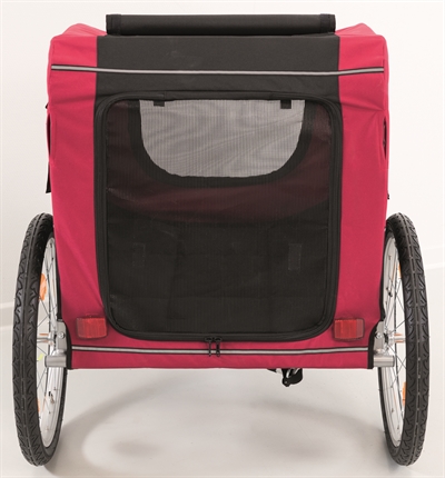 Hondenfietskar Zwart / Rood 80X75X86 Cm