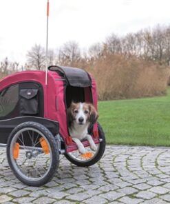 Hondenfietskar Zwart / Rood 75X63X68 Cm