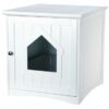 Kattenmand Huis Wit 51X49X51 Cm