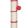 Krabpaal Creme / Rood Assorti 35X35X62 Cm