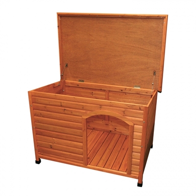 Natura Hondenhok Classic Met Plat Dak Bruin 85X58X60 Cm
