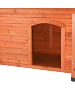 Natura Hondenhok Classic Met Plat Dak Bruin 104X75X68 Cm
