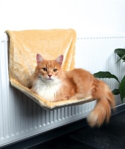 Radiatorhangmat Pluche Beige 48X26X30 Cm