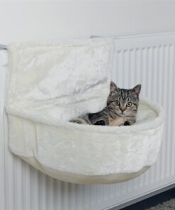 Radiatorhangmat Relax Pluche Wit 45X13X33 Cm