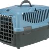 Reismand Capri Donkergrijs / Pastelblauw 32X31X48 Cm