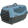 Reismand Capri Donkergrijs / Pastelblauw 37X34X55 Cm