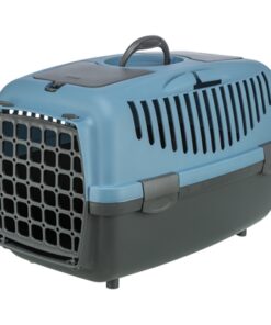 Reismand Capri Donkergrijs / Pastelblauw 37X34X55 Cm