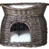 Kattenmand Wilg Grijs 54X43X37 Cm