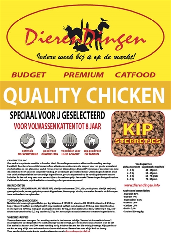 Premium Catfood Quality Chicken 15 Kg