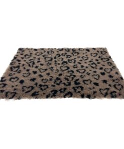 Print Luipaardprint Beige / Zwart Gerecycled 75X50 Cm