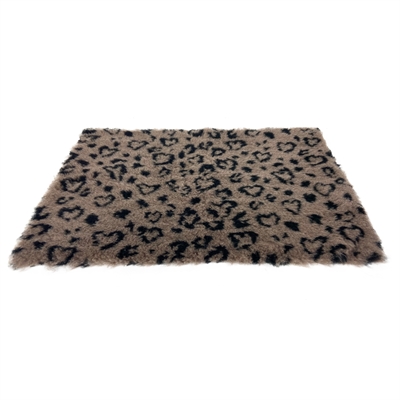 Print Luipaardprint Beige / Zwart Gerecycled 75X50 Cm