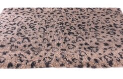 Print Luipaardprint Beige / Zwart Gerecycled 100X75X2 Cm