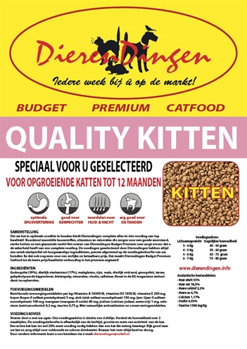 Premium Catfood Quality Kitten 15 Kg