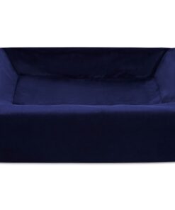 Bed Royal Fluweel Hoes Hondenmand Navy Bia-3 70X60X15 Cm