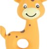 Puppyspeelgoed Latex Giraffe Oranje 7,5X3,5X10 Cm