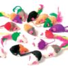 Kattenspeelgoed Bontmuisjes Assorti 24 St