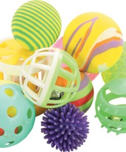 Kattenspeelgoed Multi Assorti 4 Cm 10 St