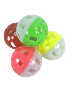 Kattenspeelgoed Bal Met Bel Assorti 3 Cm 4 St